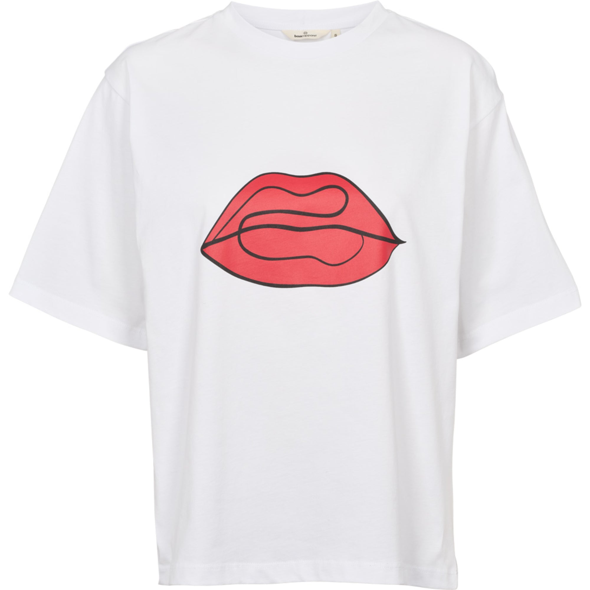 T-Shirt RAJA RED LIP aus Bio-Baumwolle GOTS