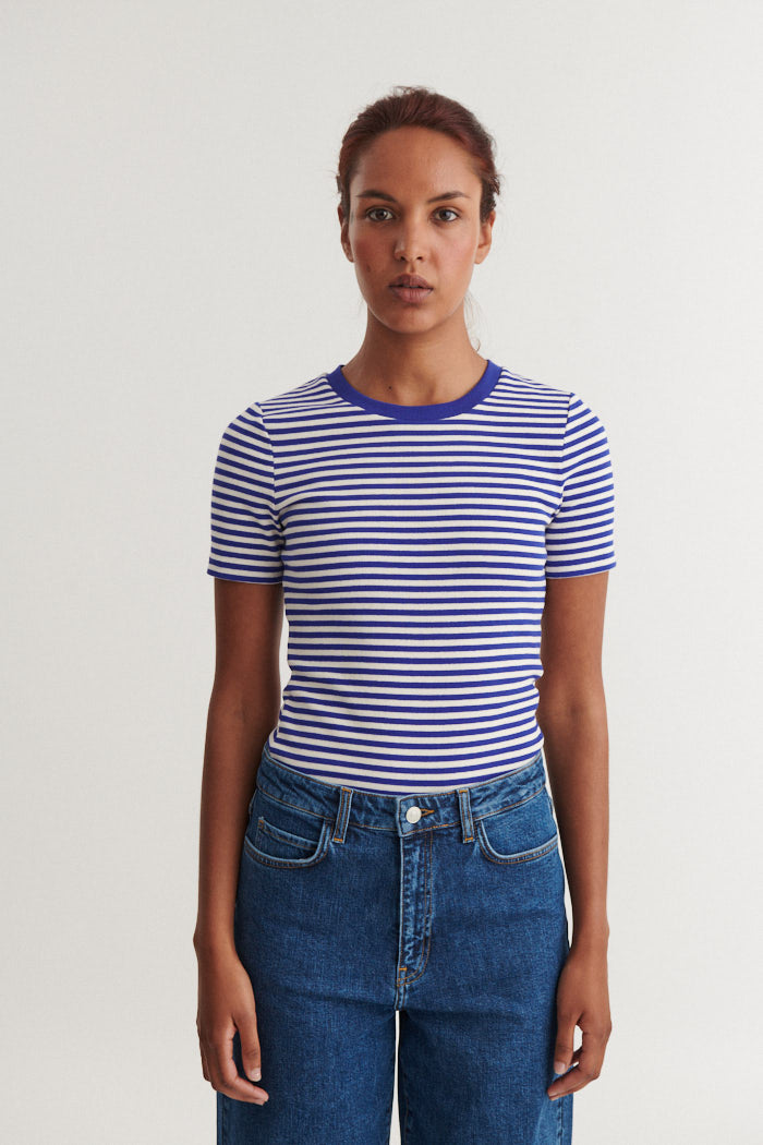 Ludmilla T-Shirt mit Rundhalsausschnitt aus Bio-Baumwolle