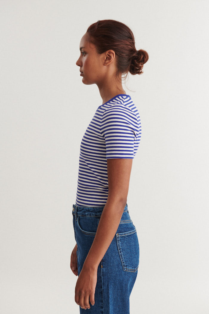 Ludmilla T-Shirt mit Rundhalsausschnitt aus Bio-Baumwolle