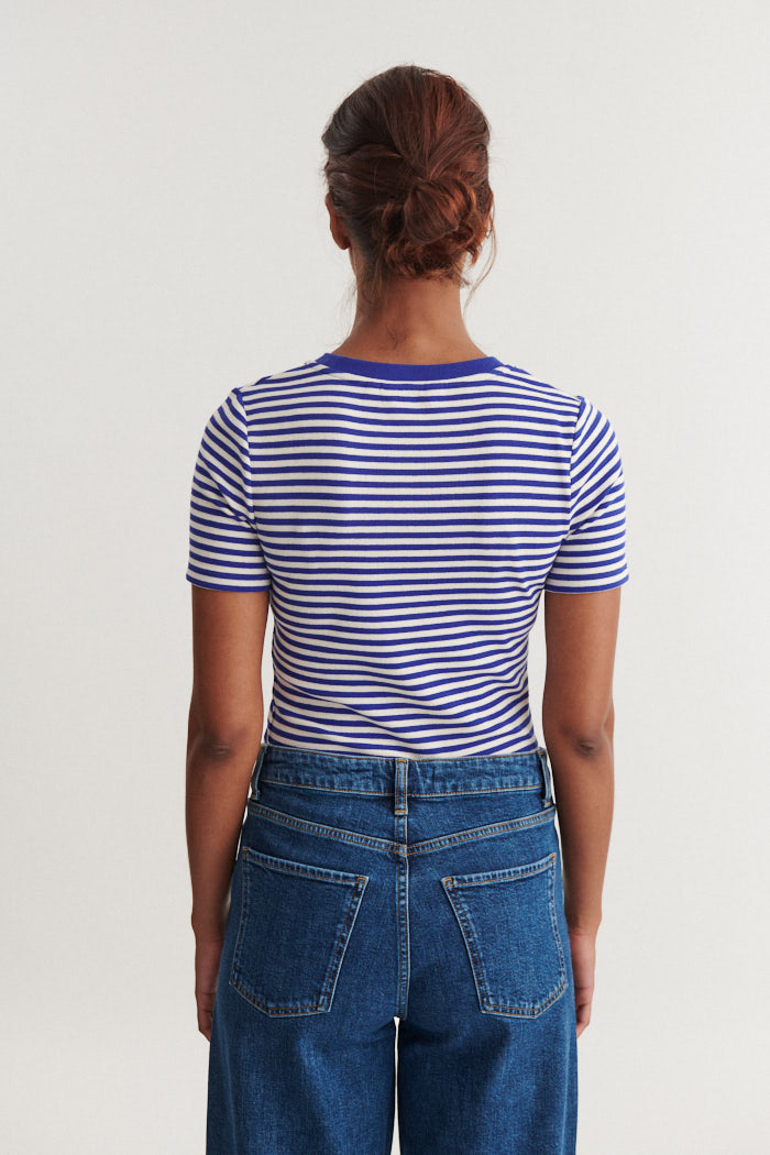 Ludmilla T-Shirt mit Rundhalsausschnitt aus Bio-Baumwolle