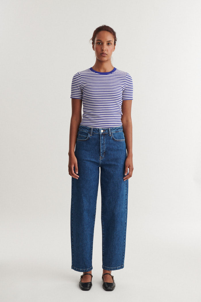 Ludmilla T-Shirt mit Rundhalsausschnitt aus Bio-Baumwolle