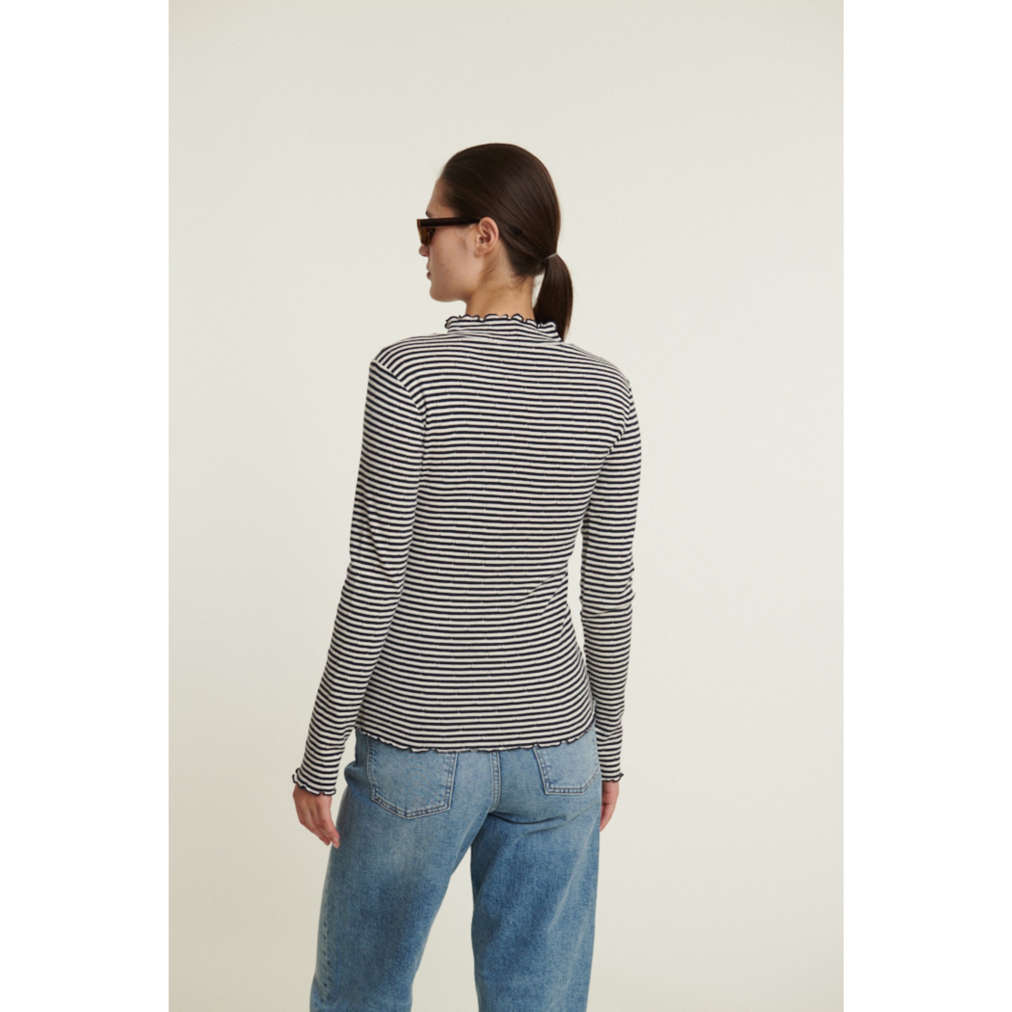 Rollkragenshirt SILMA aus Bio-Baumwolle GOTS