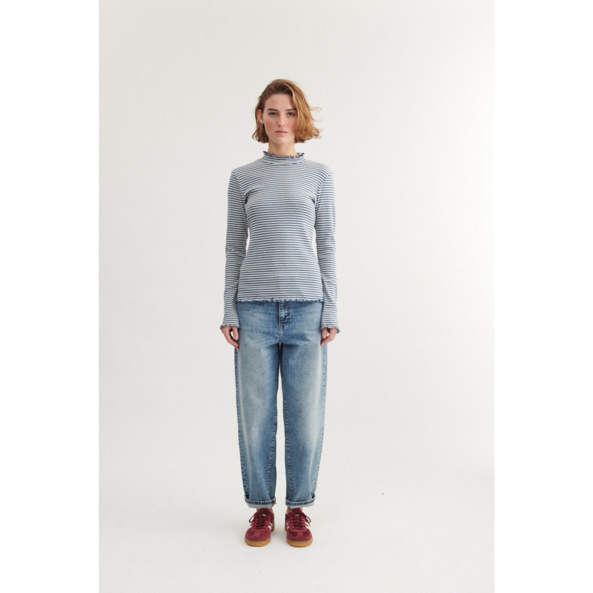 Rollkragenshirt SILMA aus Bio-Baumwolle GOTS
