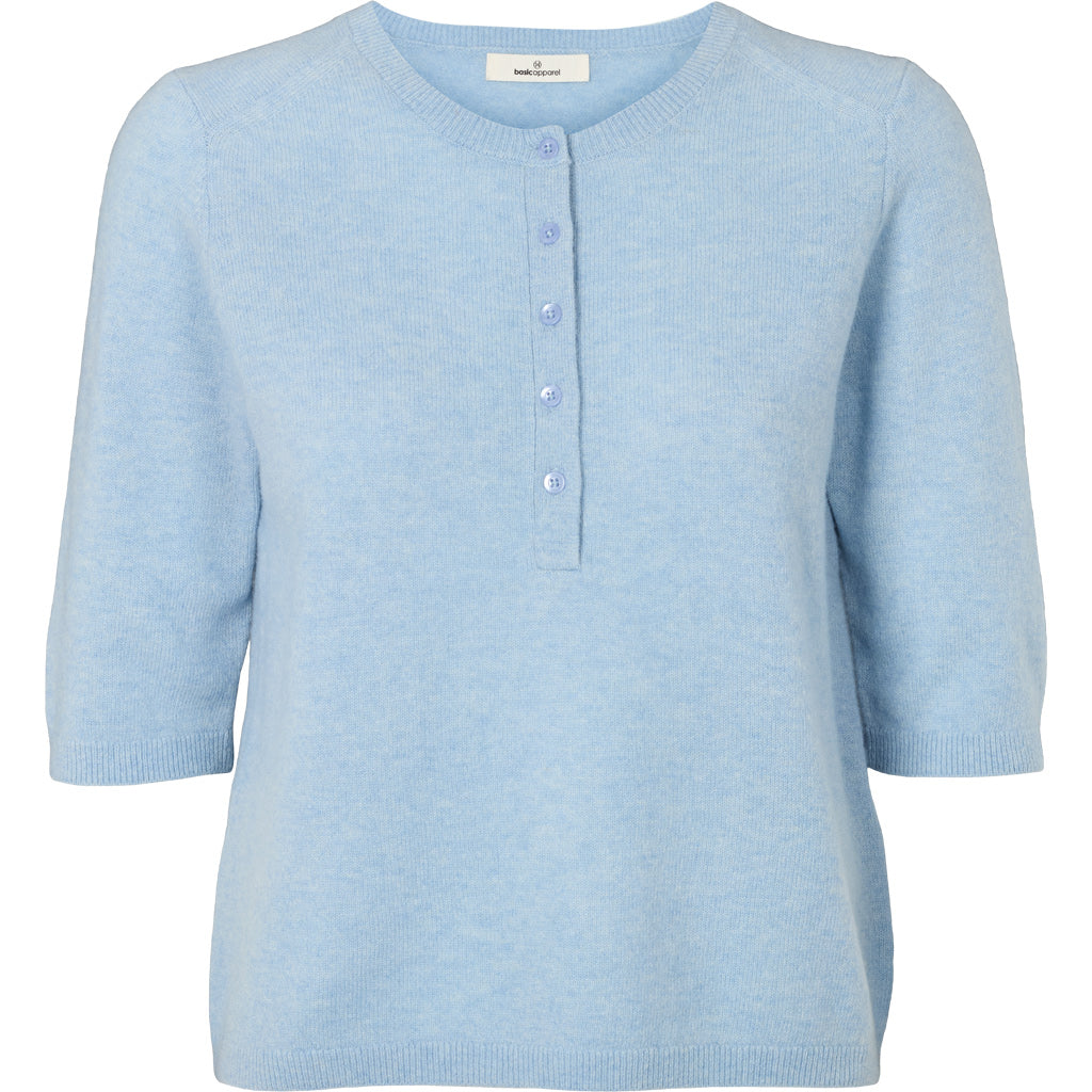 Strickshirt mit Knopfleiste SELEM Granddad aus Merinowolle