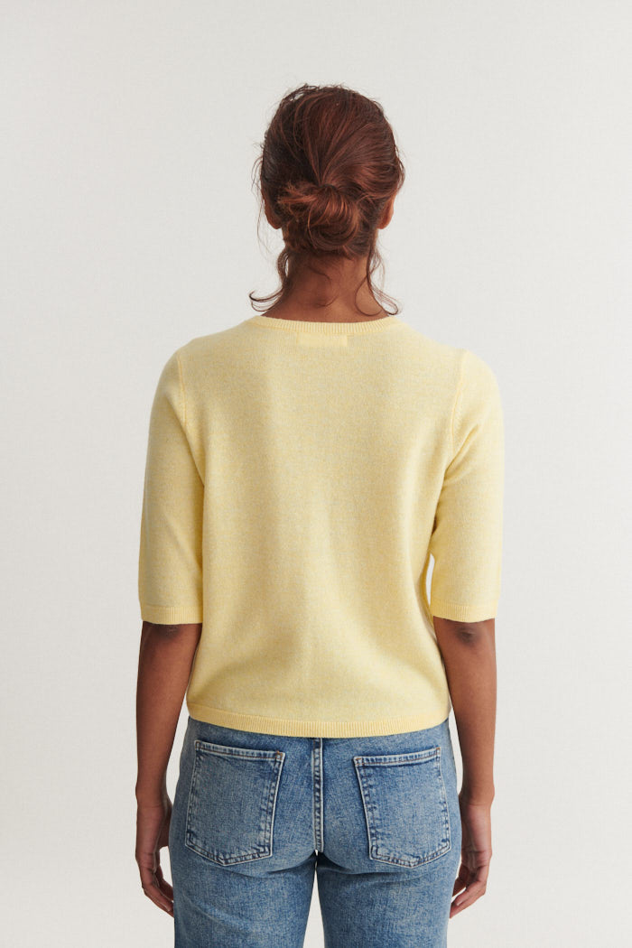 Strickshirt mit Knopfleiste SELEM Granddad aus Merinowolle