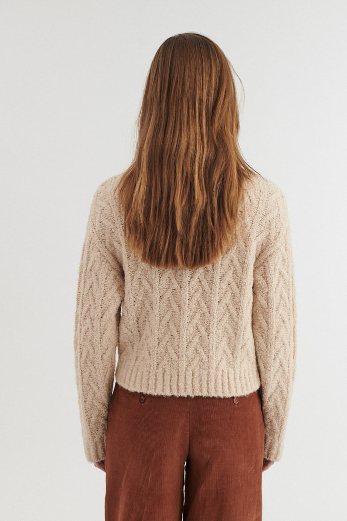 Strick-Pullover TANNI aus Bio-Baumwolle, Bio-Wolle und EcoVero