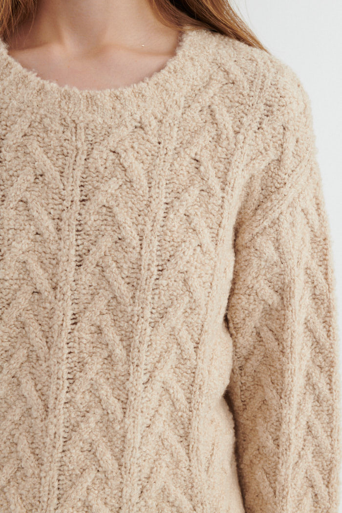 Strick-Pullover TANNI aus Bio-Baumwolle, Bio-Wolle und EcoVero