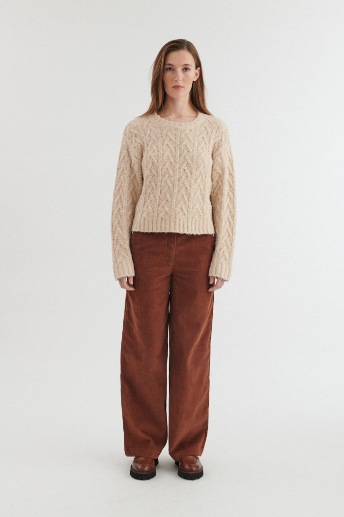 Strick-Pullover TANNI aus Bio-Baumwolle, Bio-Wolle und EcoVero