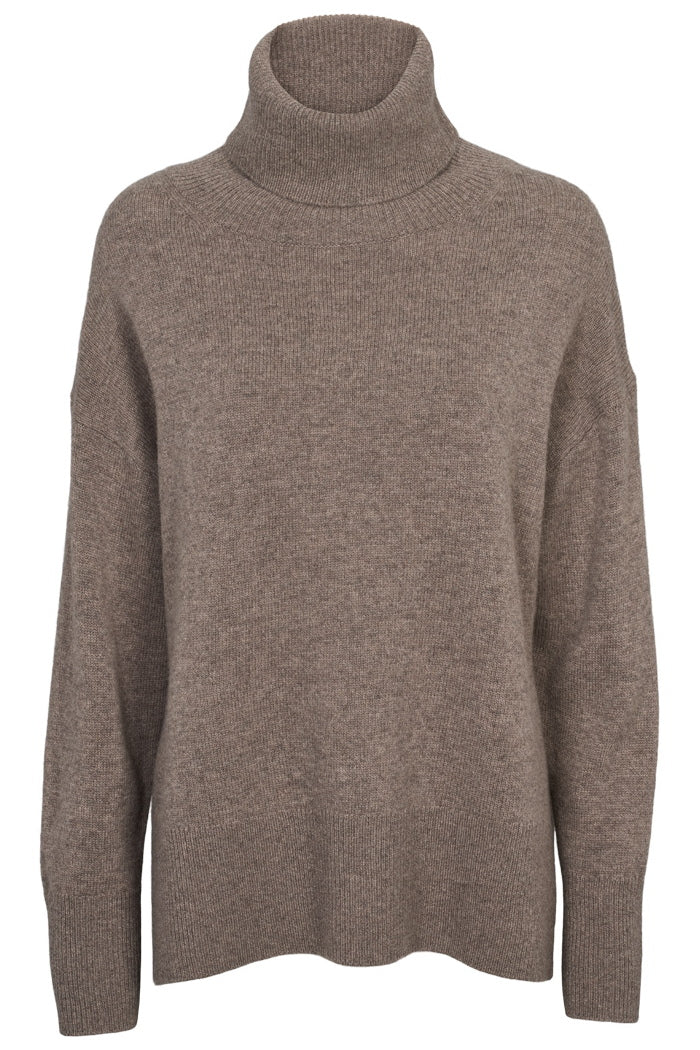 Strickpullover LIZ mit Rollkragen aus Bio-Merinowolle