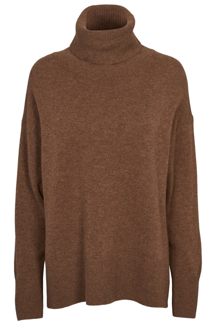 Strickpullover LIZ mit Rollkragen aus Bio-Merinowolle