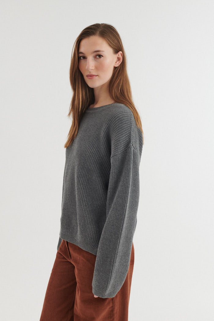 Oversized Strickpullover SUNA aus Bio-Baumwolle