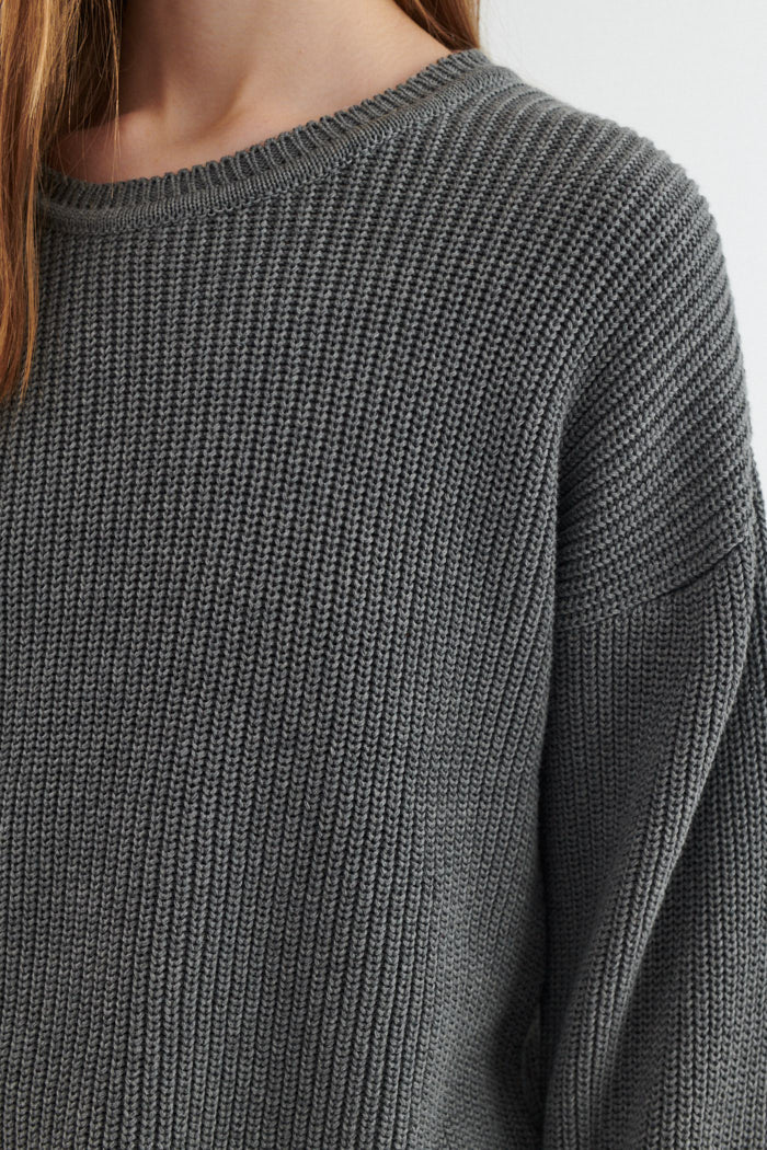 Oversized Strickpullover SUNA aus Bio-Baumwolle