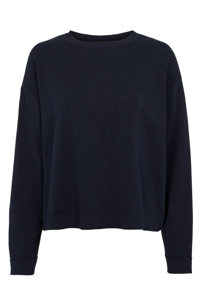Rundhals-Pullover KARI aus Bio-Baumwolle