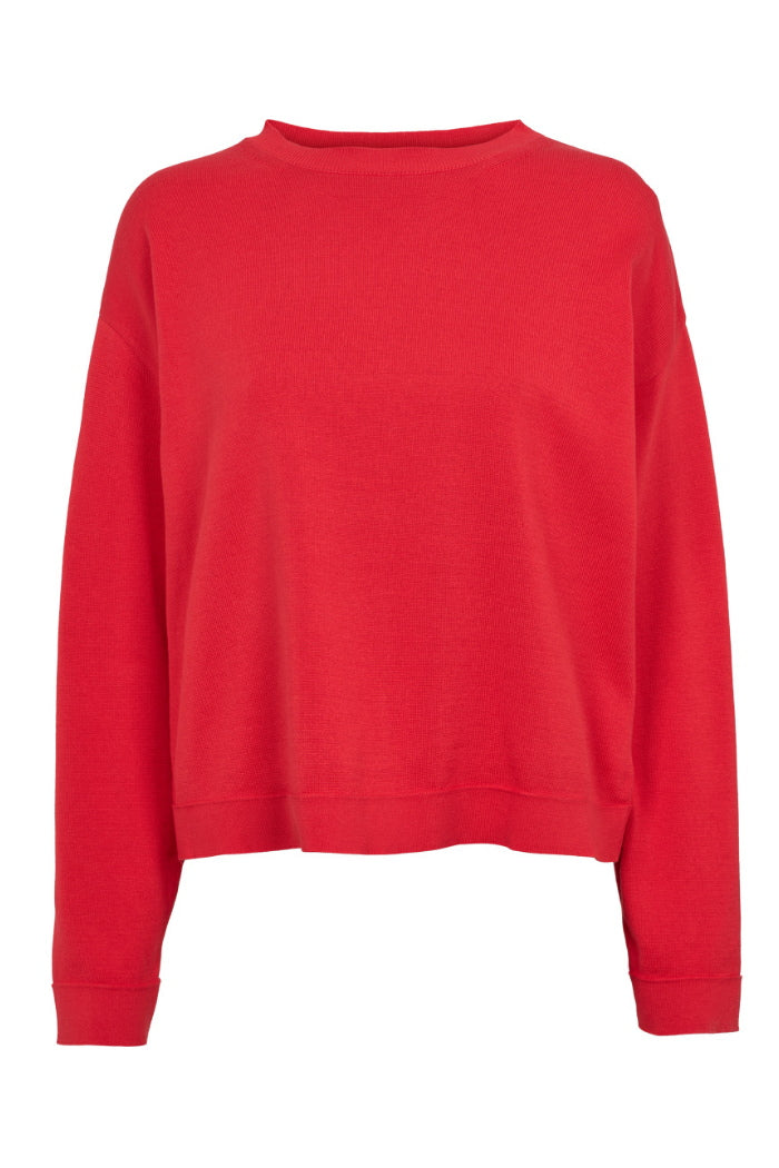 Rundhals-Pullover KARI aus Bio-Baumwolle