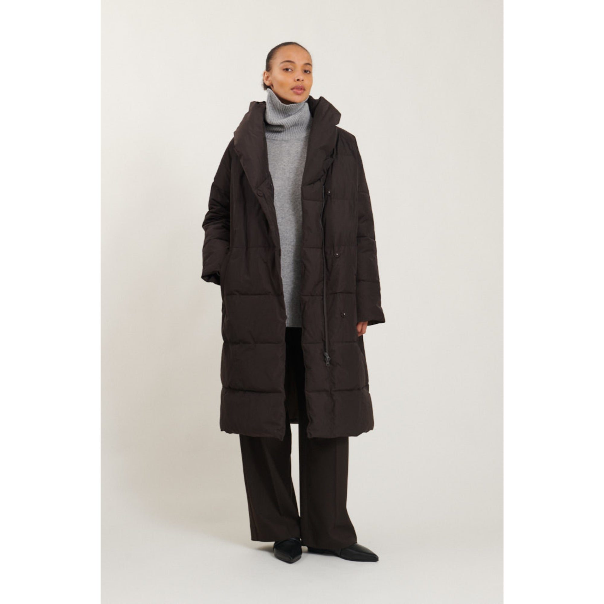 Wintermantel Tenna Shawl Collar Parka aus recyceltem Polyester