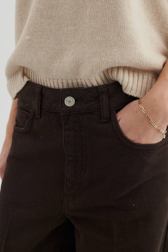 High-Waist Jeans ENYA aus Bio-Baumwolle und recycelter Baumwolle