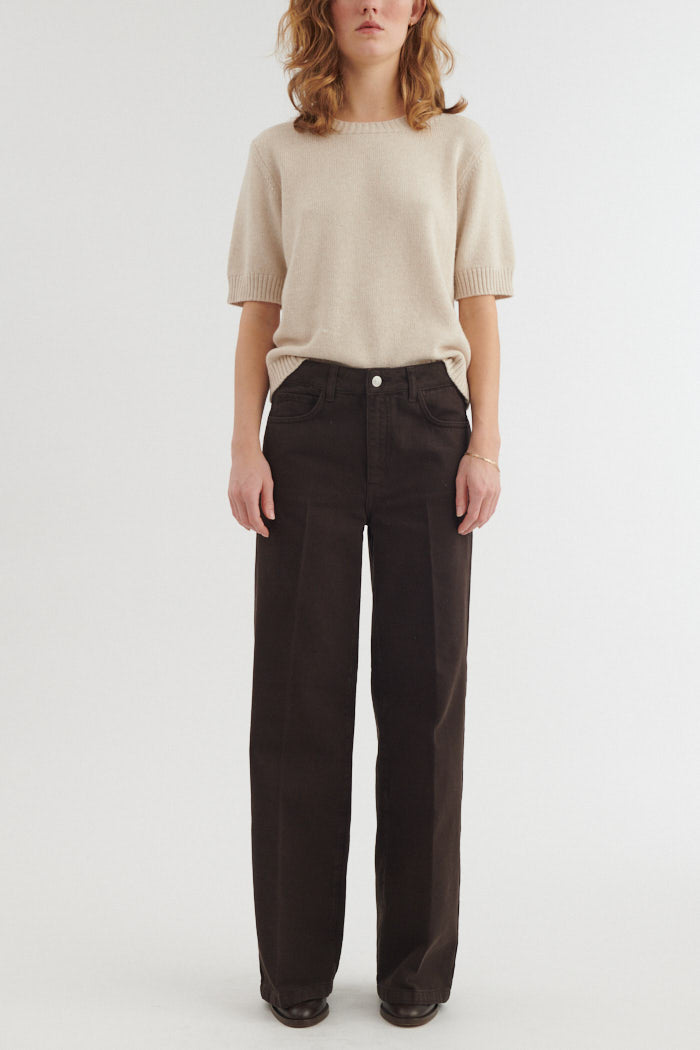 High-Waist Jeans ENYA aus Bio-Baumwolle und recycelter Baumwolle