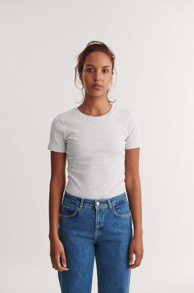 Ludmilla T-Shirt mit Rundhalsausschnitt aus Bio-Baumwolle