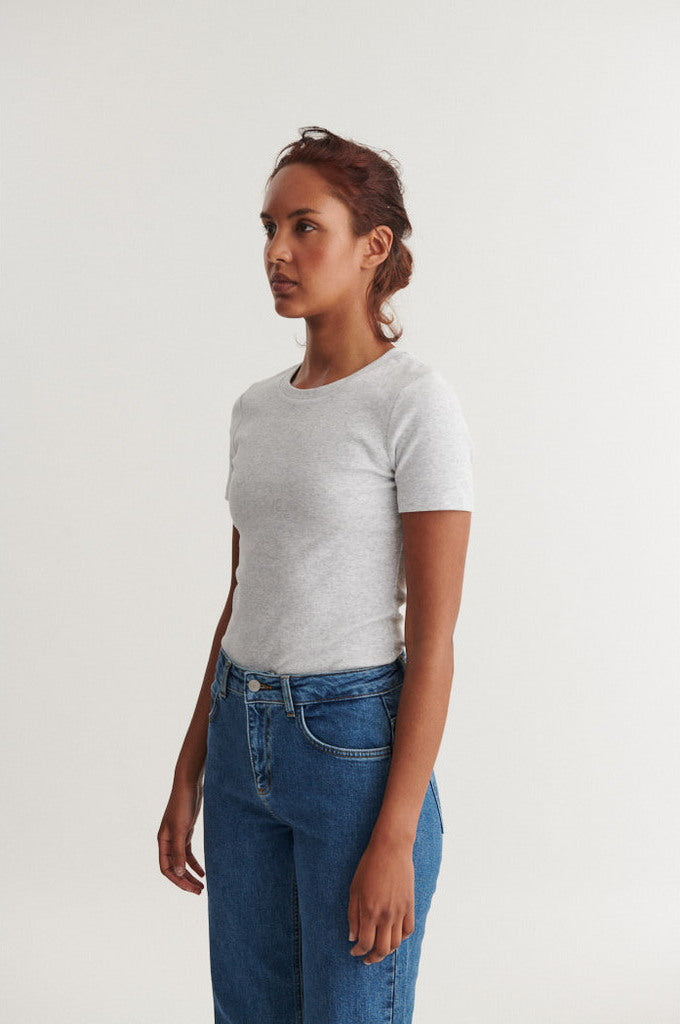 Ludmilla T-Shirt mit Rundhalsausschnitt aus Bio-Baumwolle