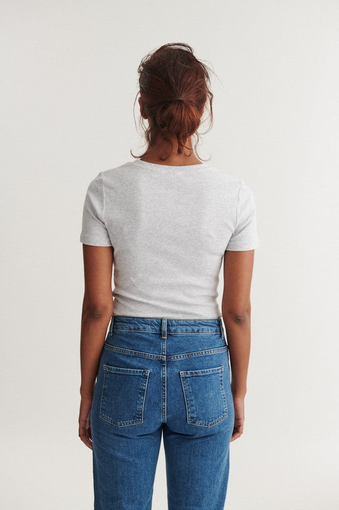 Ludmilla T-Shirt mit Rundhalsausschnitt aus Bio-Baumwolle