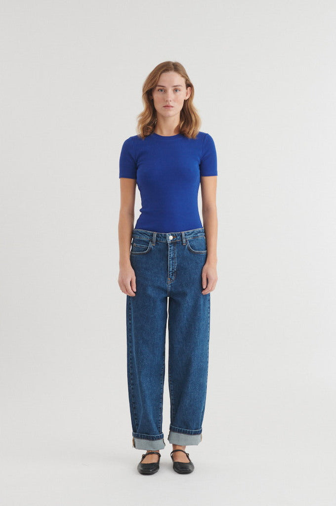 Ludmilla T-Shirt mit Rundhalsausschnitt aus Bio-Baumwolle