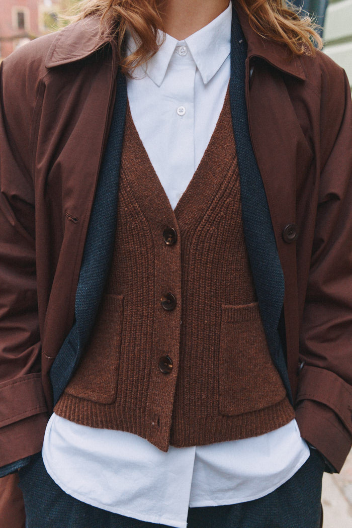 Übergangsjacke GISE aus Bio-Baumwolle und recyceltem Polyester