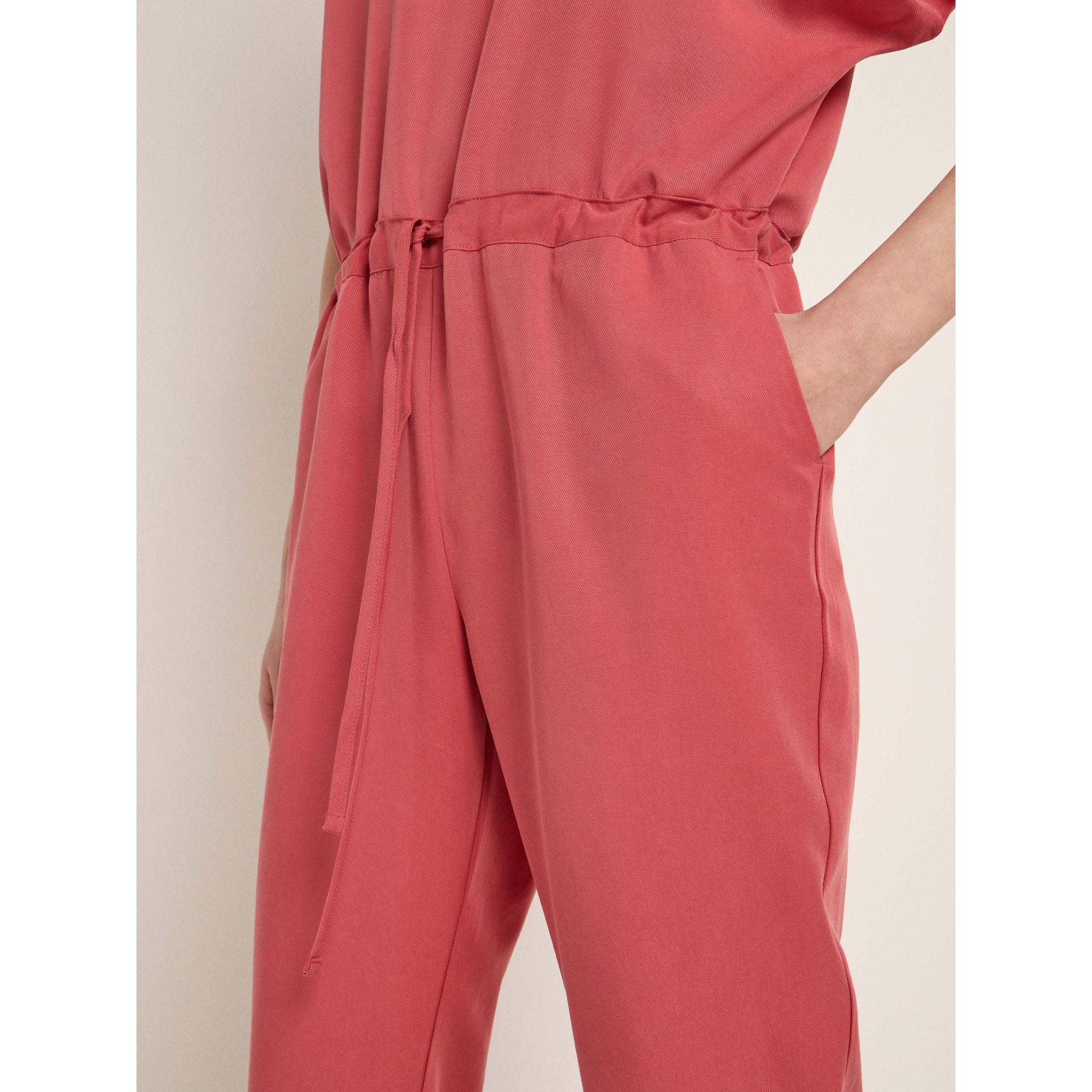 Jumpsuit aus TENCEL™ und Leinen