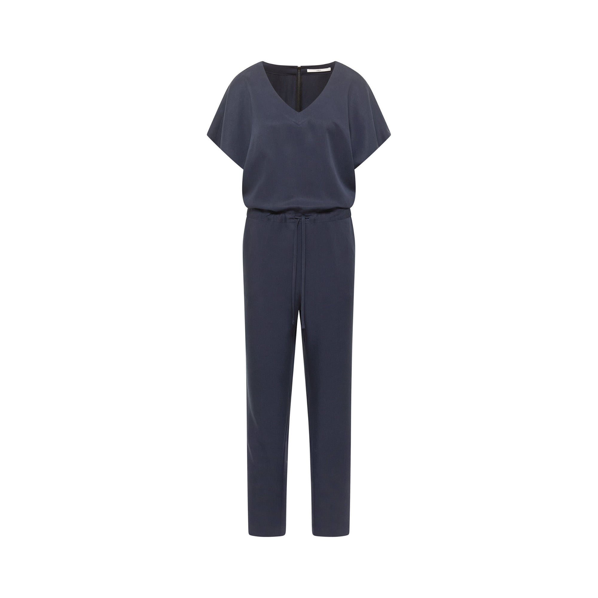 Jumpsuit aus TENCEL™ und Leinen