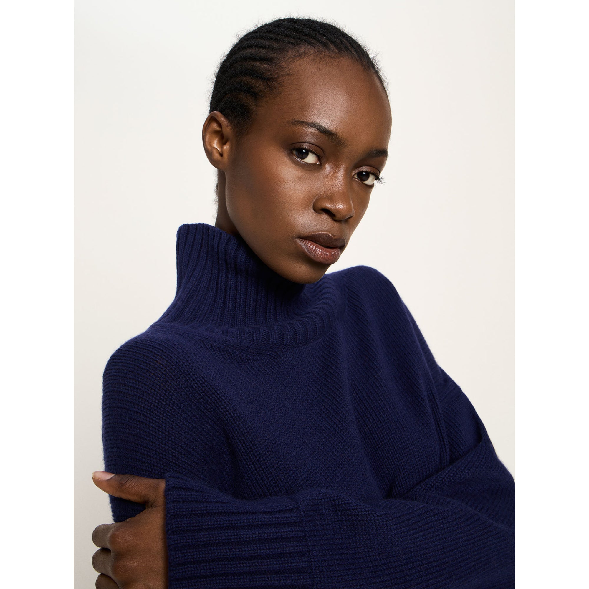 Oversized Pullover aus Bio-Schurwolle und Bio-Baumwolle GOTS