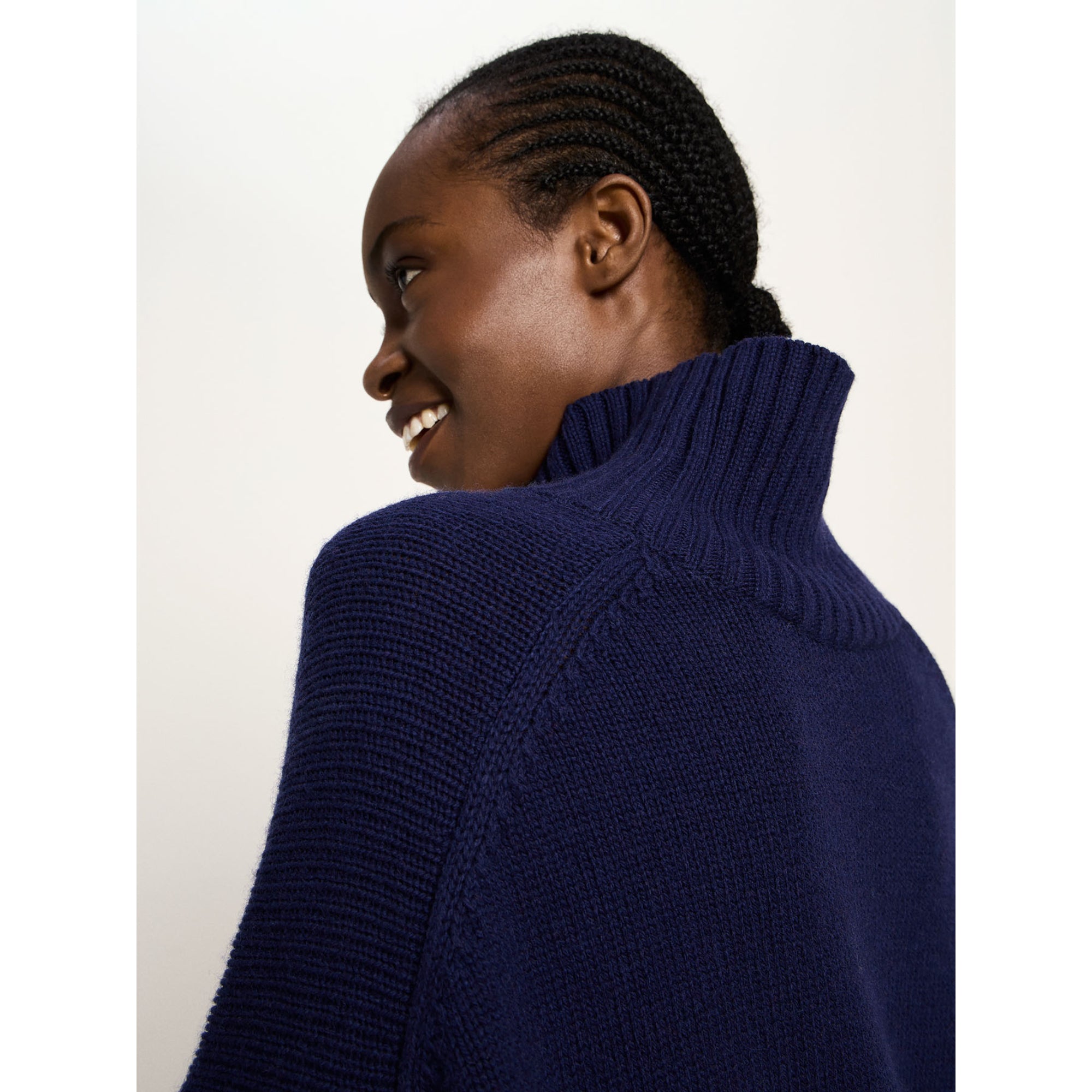 Oversized Pullover aus Bio-Schurwolle und Bio-Baumwolle GOTS