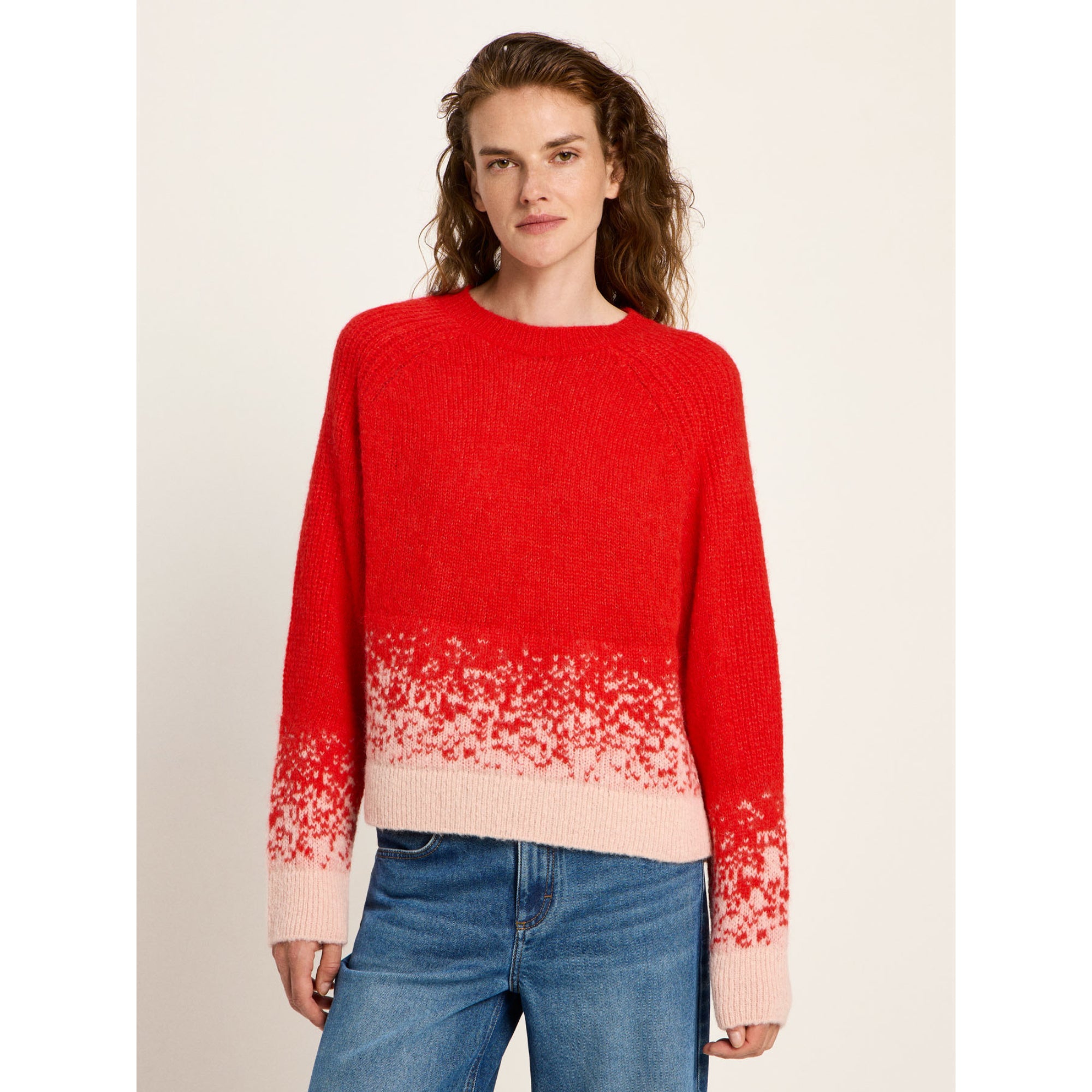 Jacquard Pullover aus Bio-Alpakawolle
