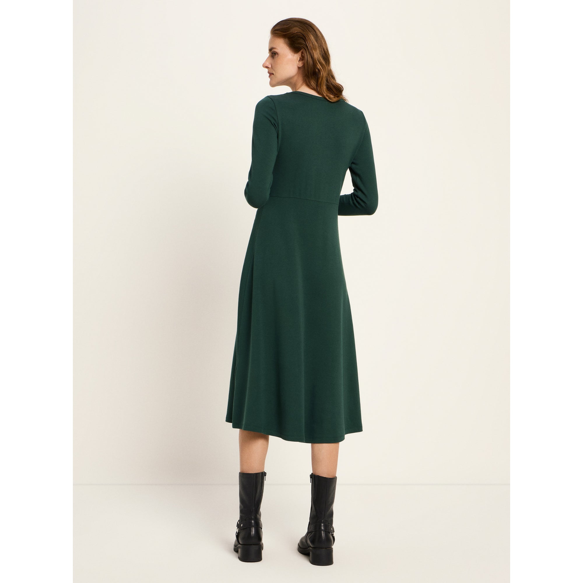 Midikleid aus Tencel und Bio-Baumwolle OCS
