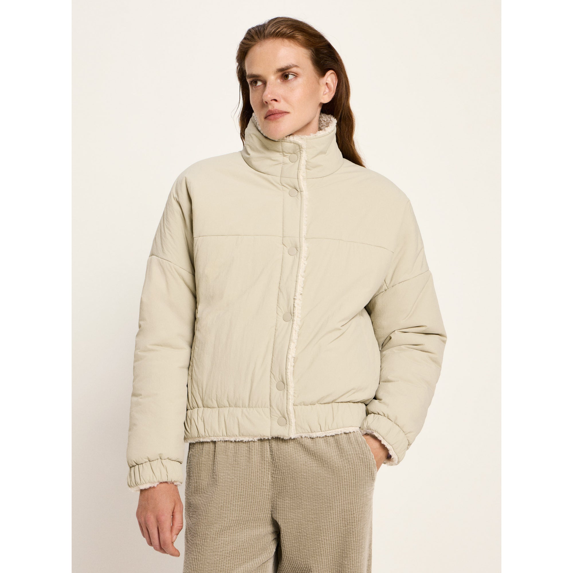 Wendejacke aus recyceltem Material GRS