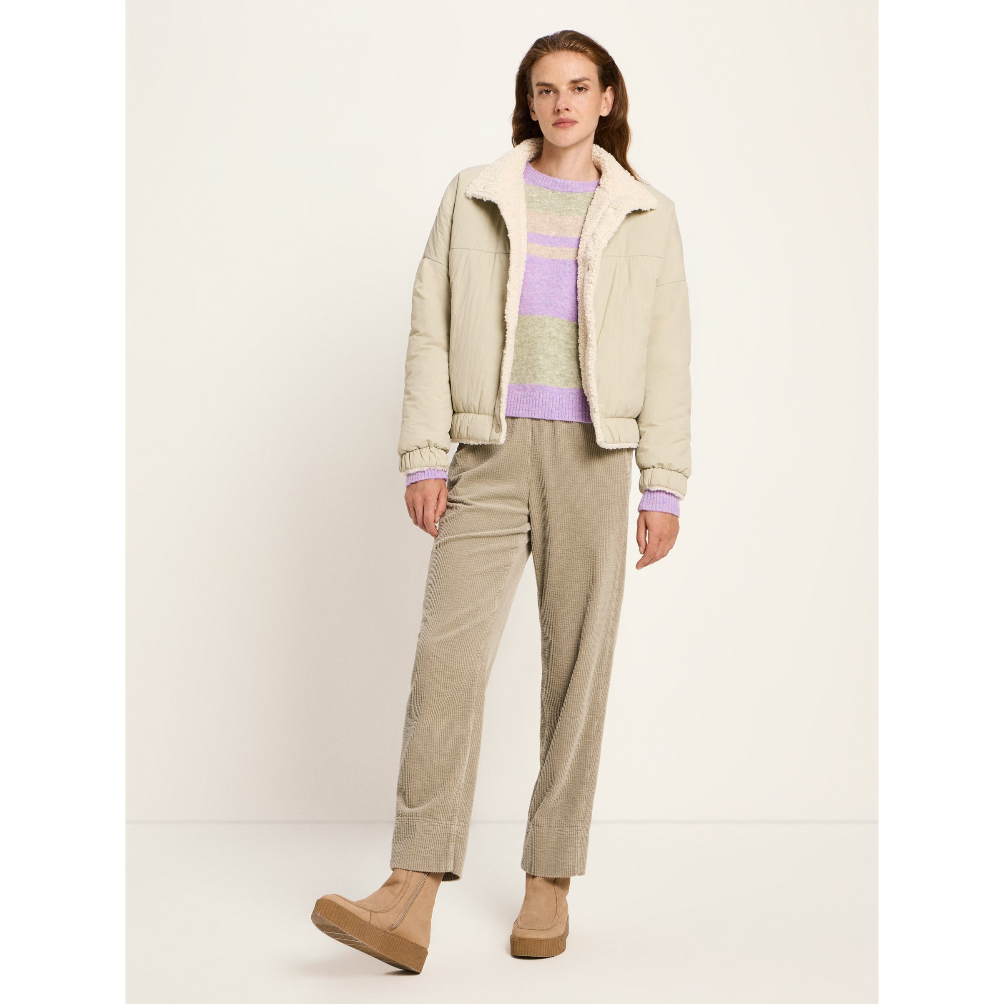 Wendejacke aus recyceltem Material GRS