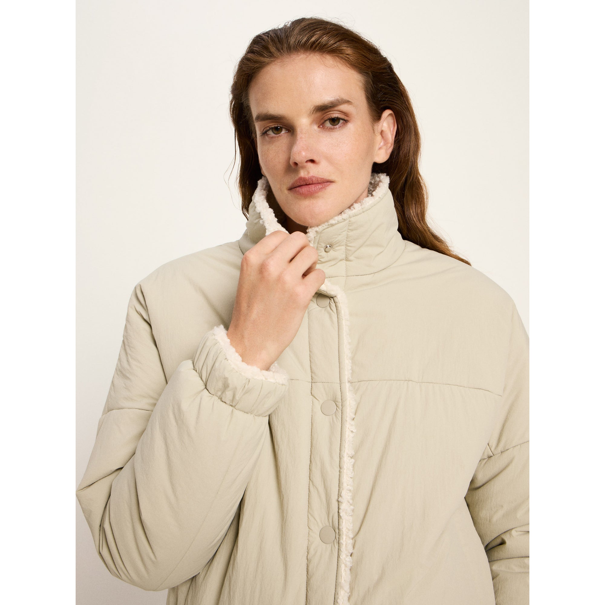 Wendejacke aus recyceltem Material GRS