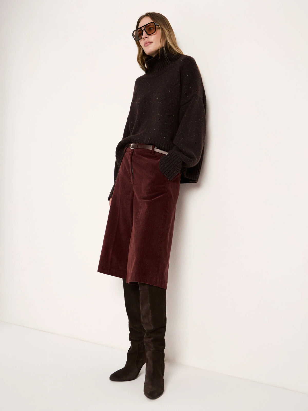 Oversize Pullover aus Bio-Schurwolle und Bio-Baumwolle (GOTS)