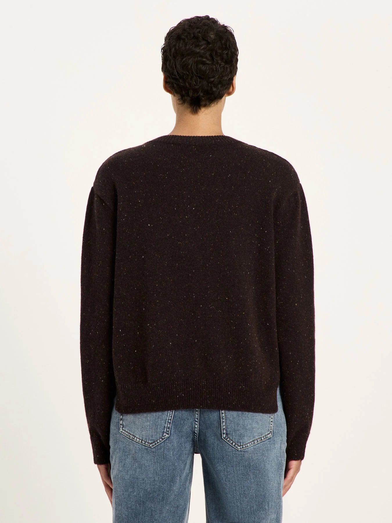 Boxy Strickjacke aus Bio-Schurwolle und Bio-Baumwolle (GOTS)