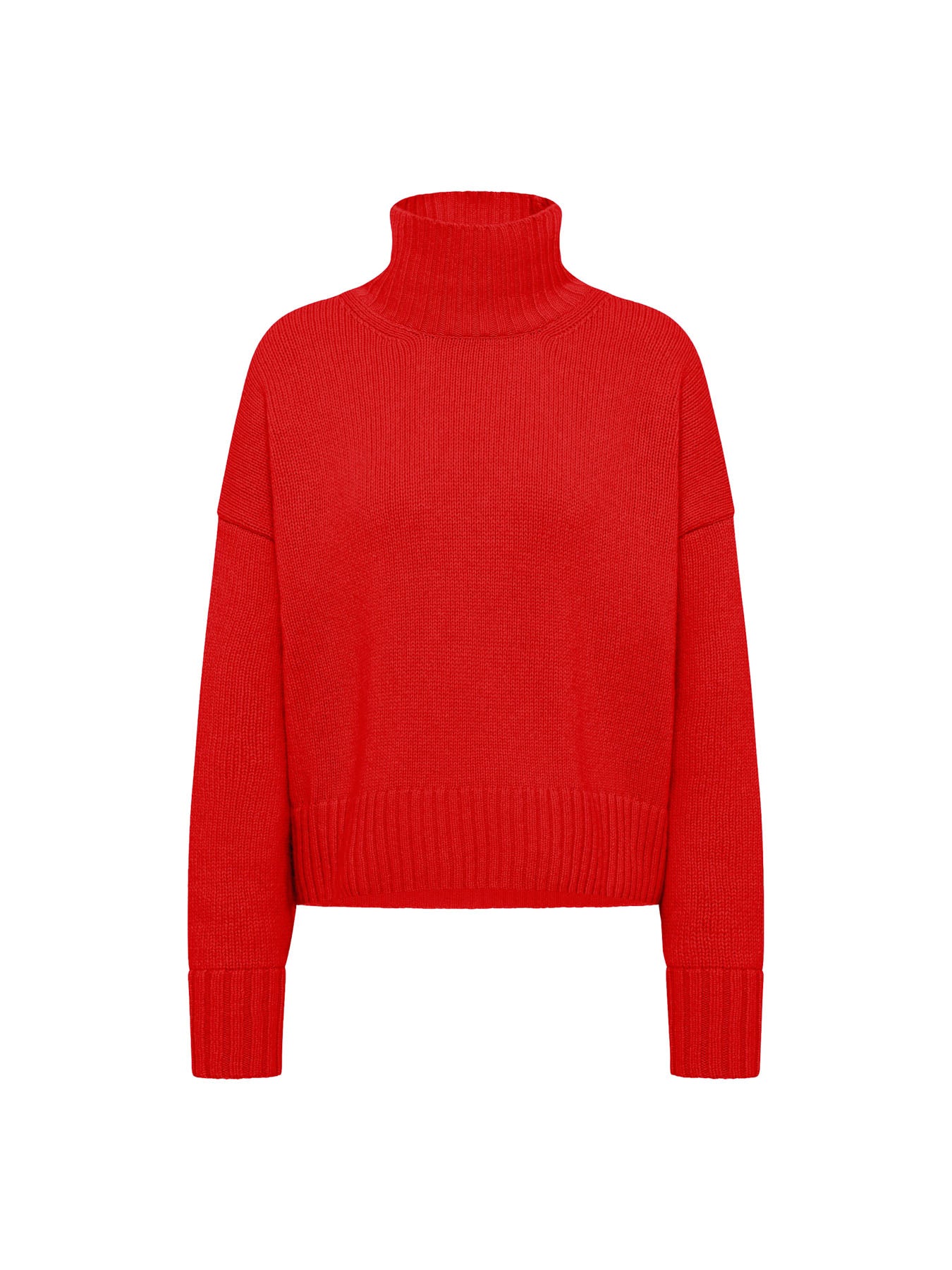 Oversize Pullover aus Bio-Schurwolle und Bio-Baumwolle (GOTS)