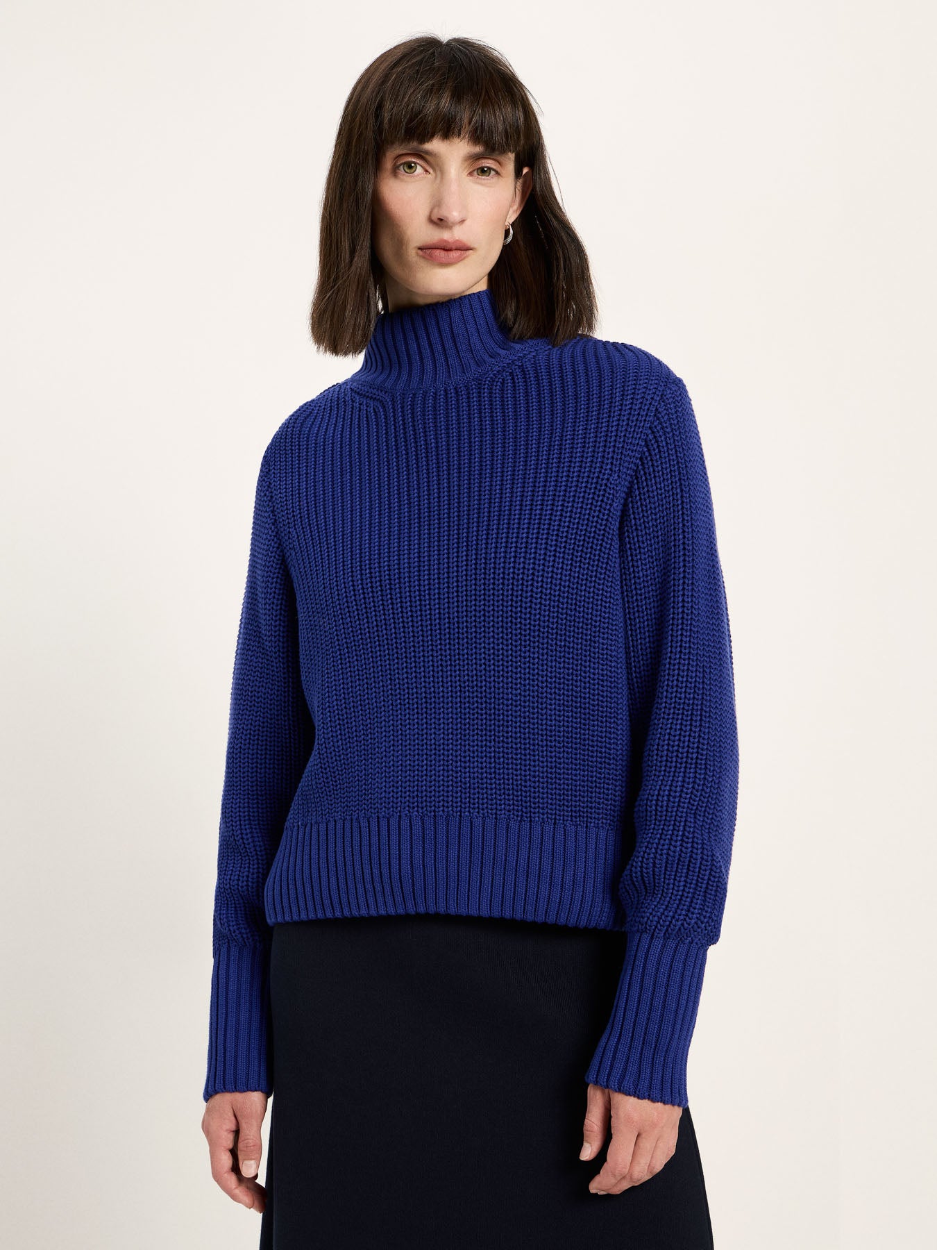 Grobstrickpullover aus Bio-Baumwolle (GOTS)