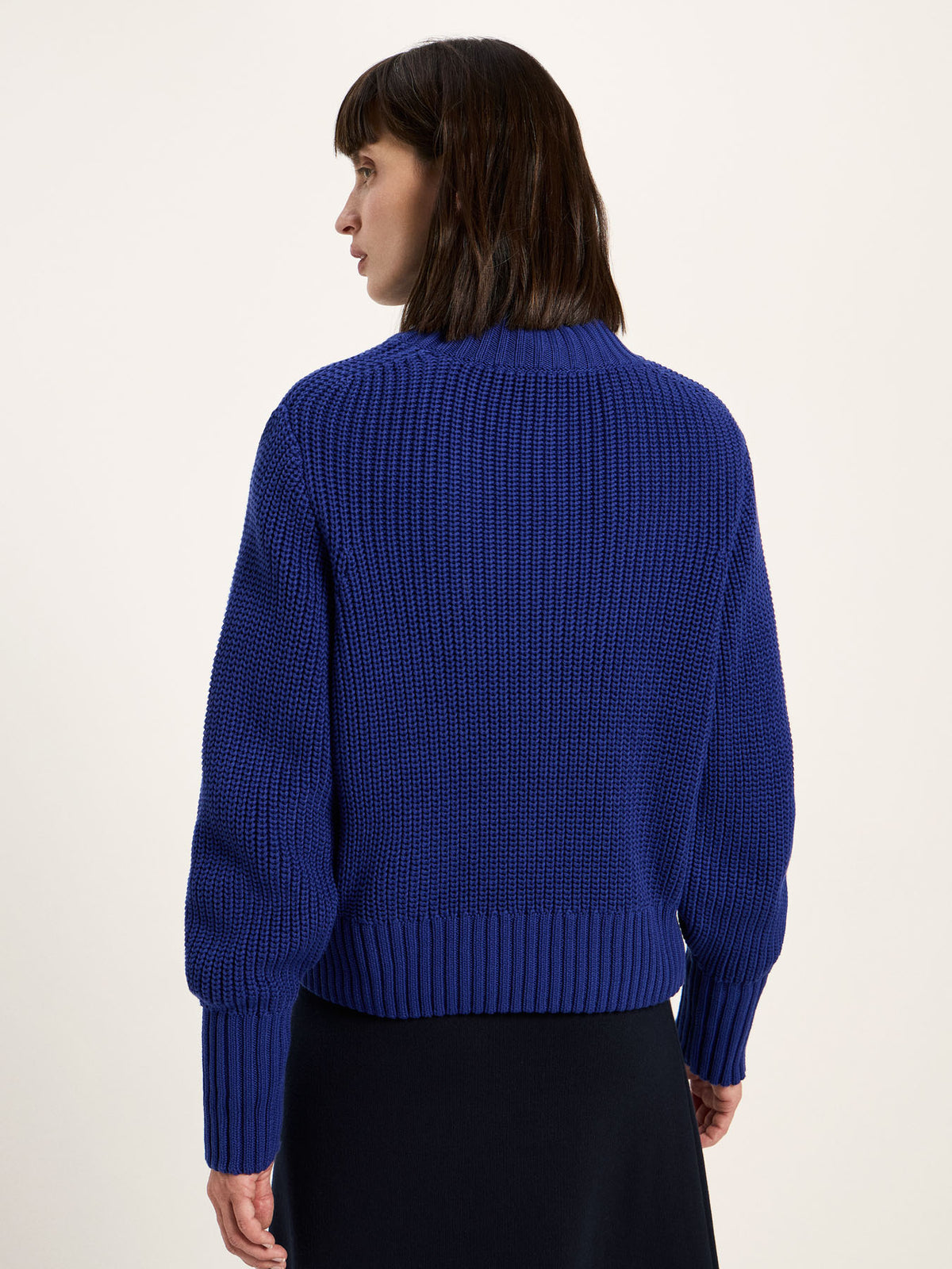 Grobstrickpullover aus Bio-Baumwolle (GOTS)