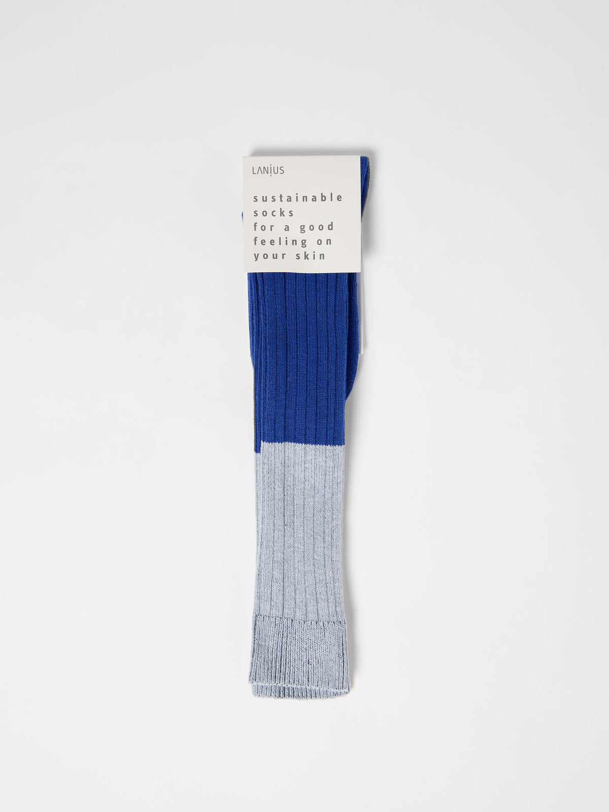 Colourblock Kniestrümpfe aus Bio-Baumwolle (GOTS)