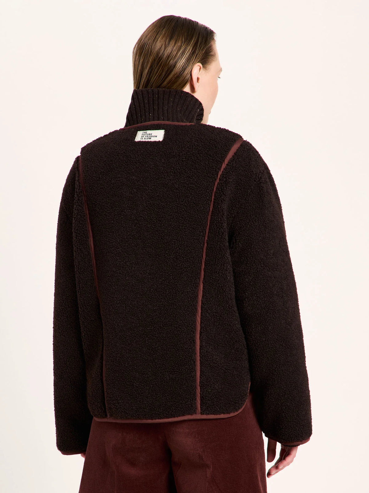 Teddy-Steppjacke zum Wenden aus recyceltem Polyester