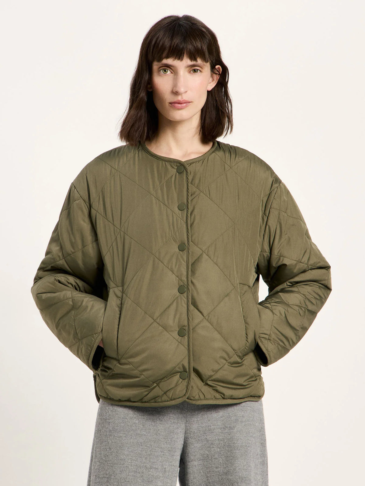 Teddy-Steppjacke zum Wenden aus recyceltem Polyester