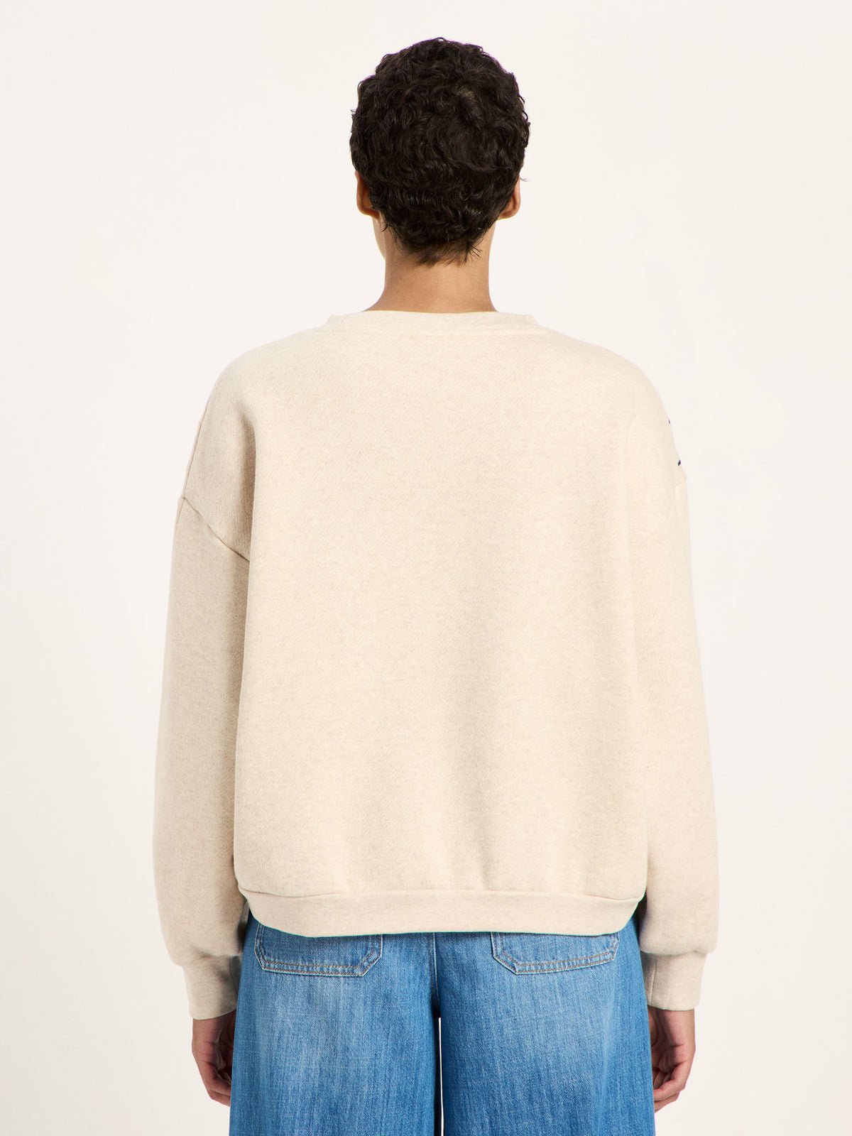 Statementsweatshirt aus Bio-Baumwolle (GOTS)