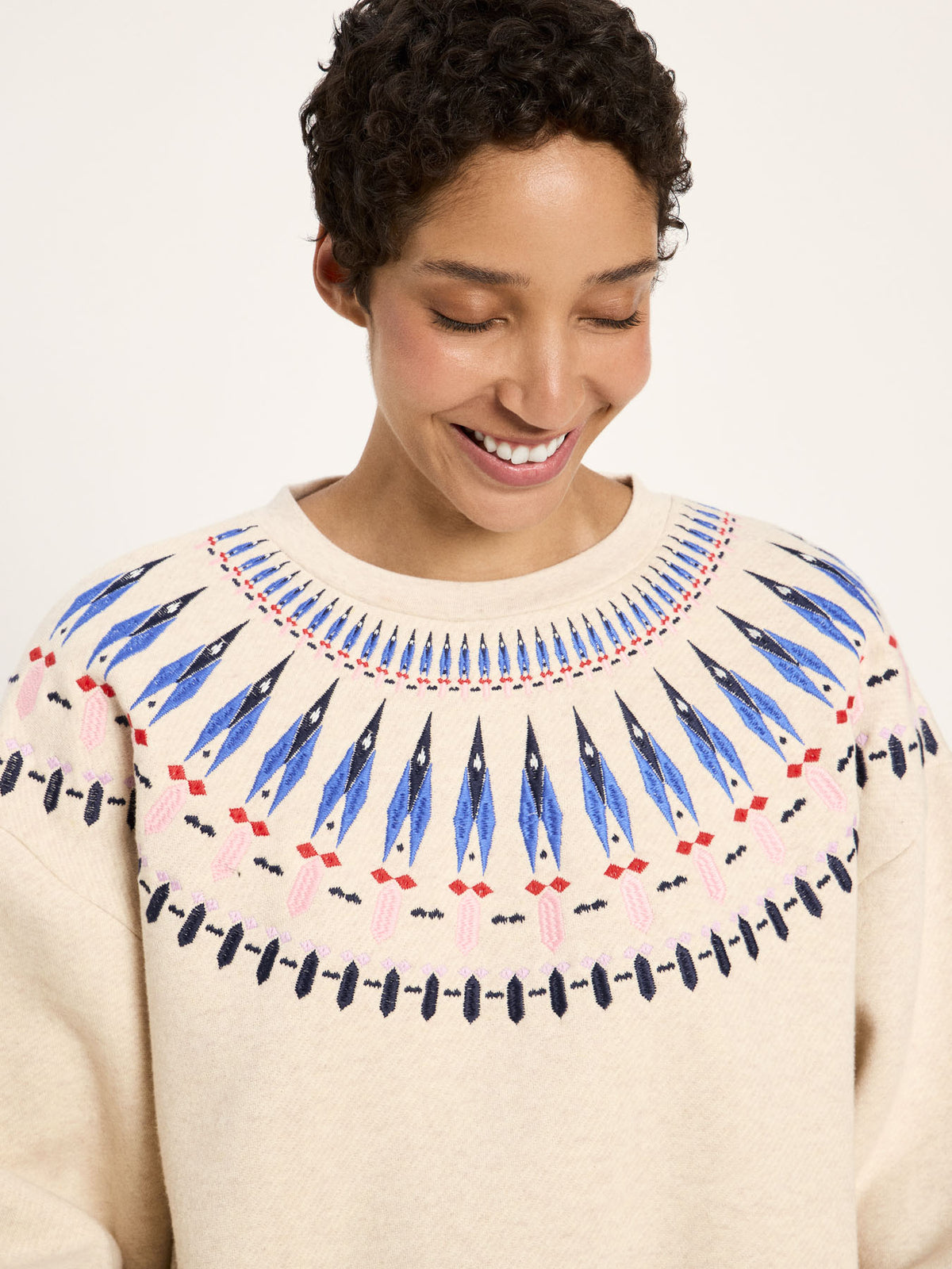 Statementsweatshirt aus Bio-Baumwolle (GOTS)