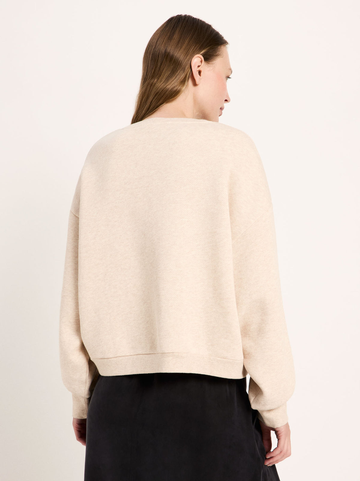 Statementsweatshirt aus Bio-Baumwolle (GOTS)