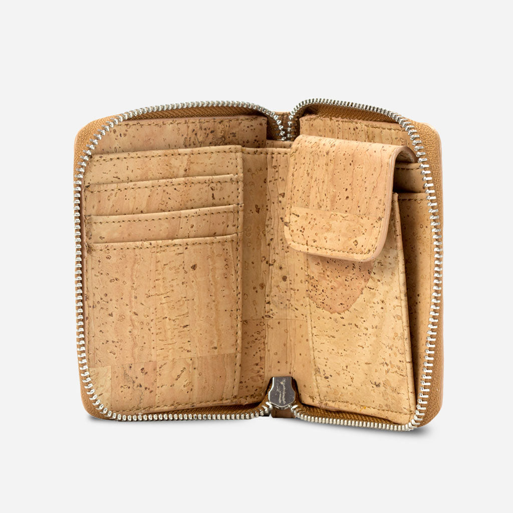 Kleines Portemonnaie aus Kork