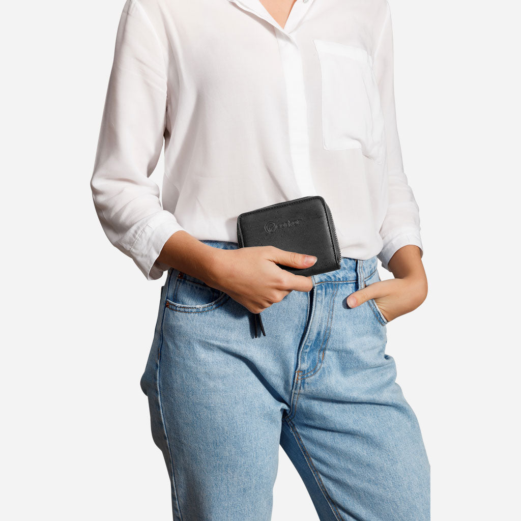 Kleines Portemonnaie aus Kork