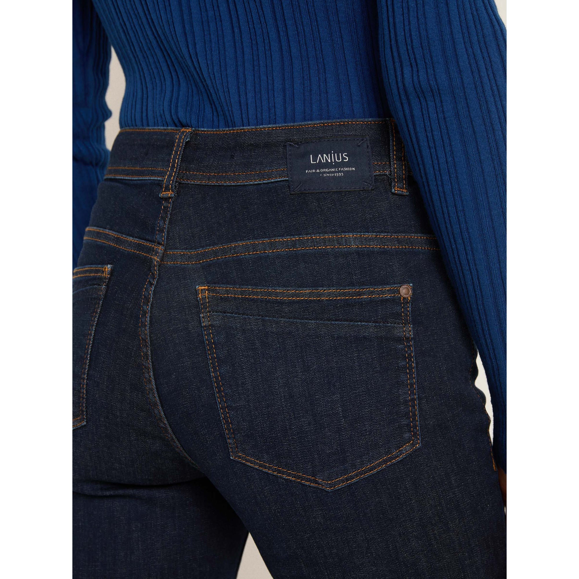 High-Waist Jeans aus Bio-Baumwolle