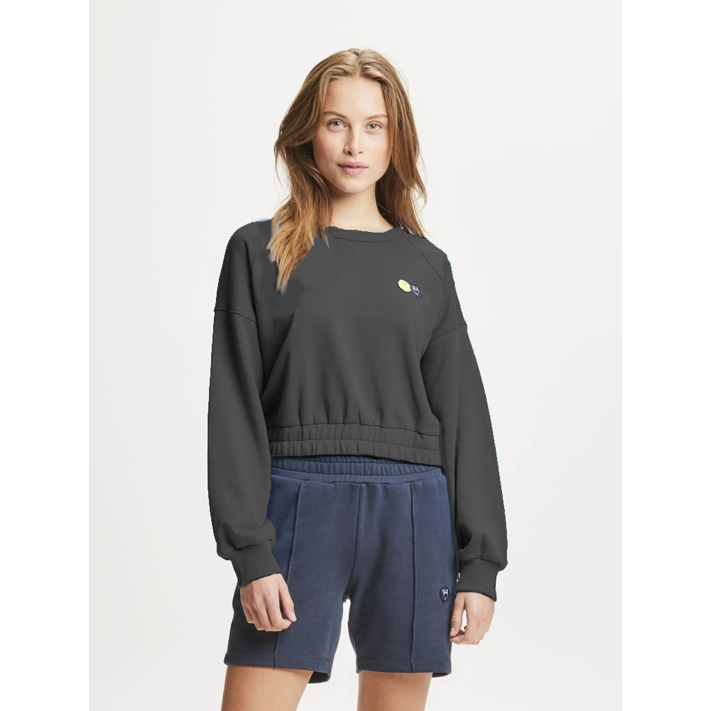 Cropped Sweat Pullover KCA X SMILEY® aus Bio-Baumwolle